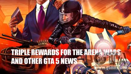 Rewards and bonuses for the Arena Wars and other news in GTA 5 Online this week