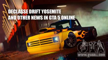 In GTA 5 Online appeared Deslasse Drift Yosemite, and held promotions and discounts