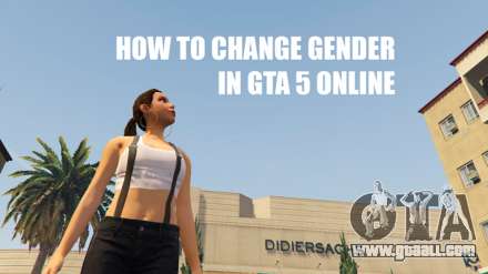 The sex change character in GTA 5 online