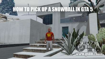 How to take snowball fight in GTA 5