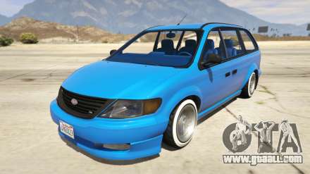 Vapid Minivan Custom from GTA 5 - screenshots, description and specifications of the minivan