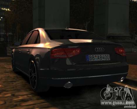 Audi A8 2010 for GTA 4
