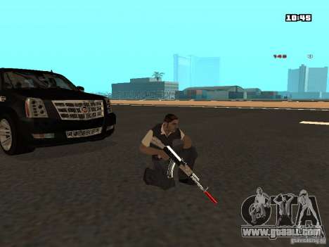 White Red Gun for GTA San Andreas