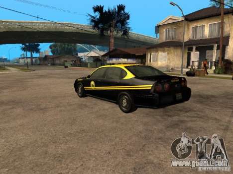 Chevrolet Impala Police 2003 for GTA San Andreas