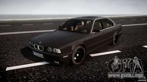 BMW 5 Series E34 540i 1994 v3.0 for GTA 4