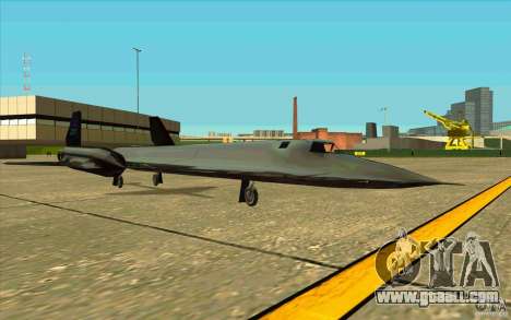 SR-71A BLACKBIRD BETA for GTA San Andreas