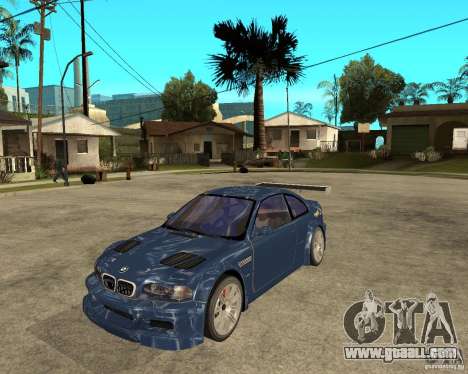 BMW M3 GTR from Need for Speed Most Wanted for GTA San Andreas