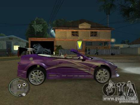 Mitsubishi Spyder 2Fast2Furious Cabriolet for GTA San Andreas