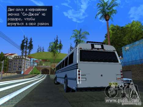 Prison Bus for GTA San Andreas