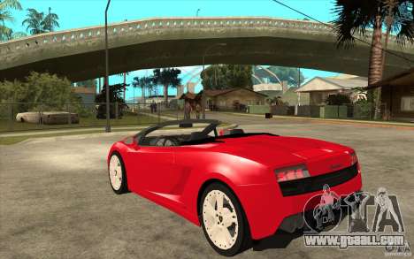 Lamborghini Gallardo LP560 Spider for GTA San Andreas