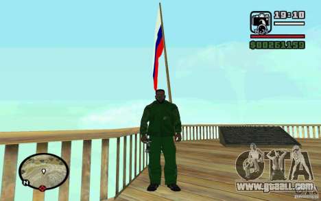 The flag of Russia at Chiliad for GTA San Andreas