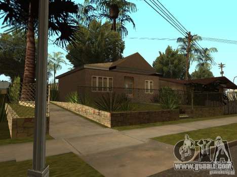 Retekstur houses on Groove Street for GTA San Andreas