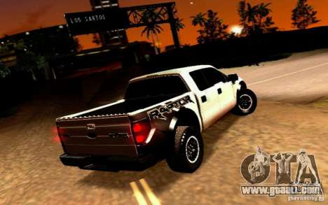 Ford Raptor Crewcab 2012 for GTA San Andreas