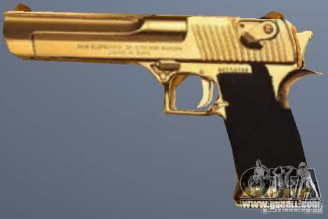 Golden Desert Eagle for GTA San Andreas