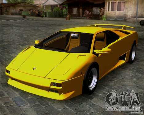 Lamborghini Diablo VTTT Black Revel for GTA San Andreas