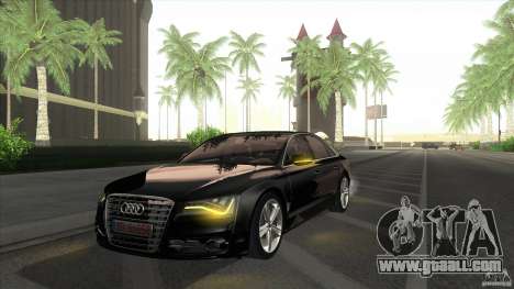 Audi S8 2012 for GTA San Andreas