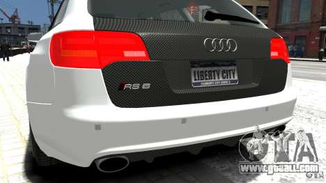 Audi RS6 Avant 2010 Carbon Edition for GTA 4