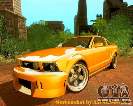 Ford Mustang GT 2005 Tunable for GTA San Andreas