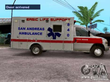 Ford E-350 Ambulance v2.0 for GTA San Andreas