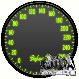 Speedometer IV (Skin 7) for GTA 4