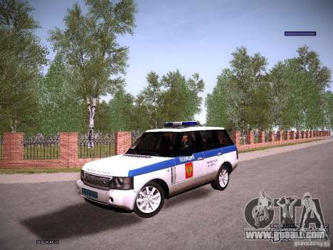 Range Rover Supercharged 2008 Police DEPARTMENT for GTA San Andreas