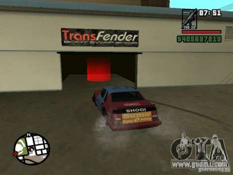 Transfender fix for GTA San Andreas