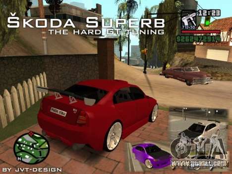 Skoda Superb HARD GT Tuning for GTA San Andreas