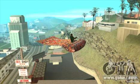 Flying Carpet v.1.1 for GTA San Andreas