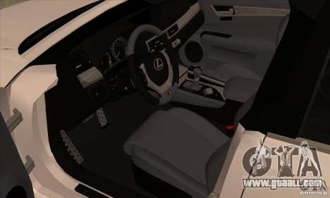 Lexus GS350 F Sport Series IV 2013 for GTA San Andreas