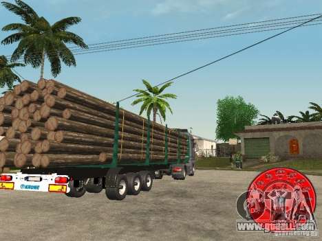 The trailer KRONE timber carrier for GTA San Andreas