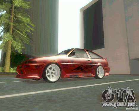 Ae86 tuned by Xavier for GTA San Andreas
