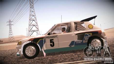 Peugeot 205 T16 for GTA San Andreas