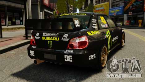 Subaru Impreza WRX STI GD Gymkhana Ken Block for GTA 4