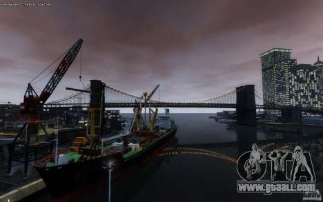 Menu and boot screens of Liberty City in GTA 4 for GTA San Andreas