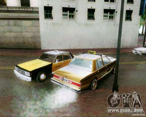 Chevrolet Impala 1986 Taxi Cab for GTA San Andreas