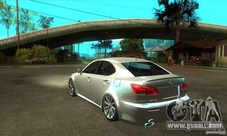Lexus IS F 2009 for GTA San Andreas