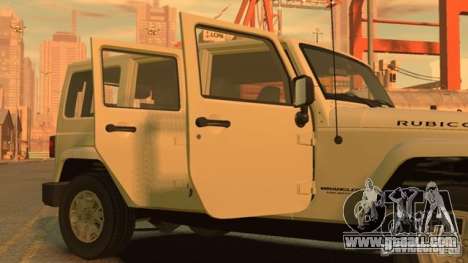 Jeep Wrangler Unlimited Rubicon 2013 for GTA 4