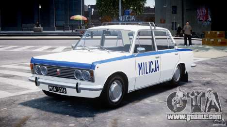 Fiat 125p Polski Milicja for GTA 4