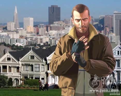 Boot screen in San Francisco for GTA 4