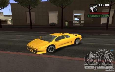 Lamborghini Diablo SV for GTA San Andreas