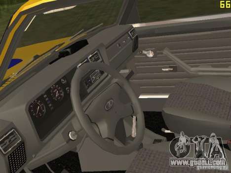 VAZ 2107 CAR INSPECTION for GTA San Andreas