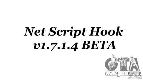 Net Script Hook v1.7.1.4 [Beta] for GTA 4