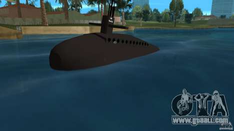 Vice City Submarine without face for GTA Vice City