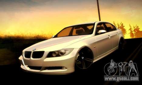 BMW 330 E90 for GTA San Andreas