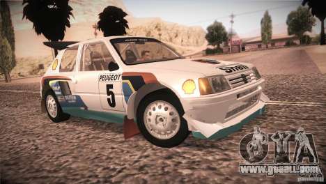 Peugeot 205 T16 for GTA San Andreas