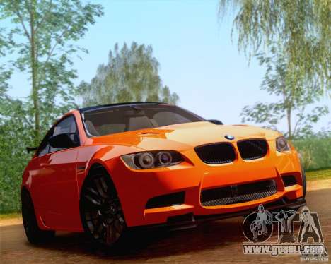 BMW M3 GT-S 2011 for GTA San Andreas