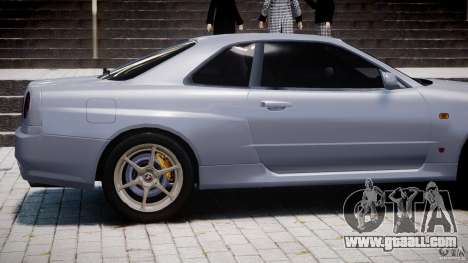 Nissan Skyline GT-R 34 V-Spec for GTA 4