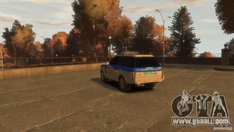 Land Rover Range Rover Police for GTA 4