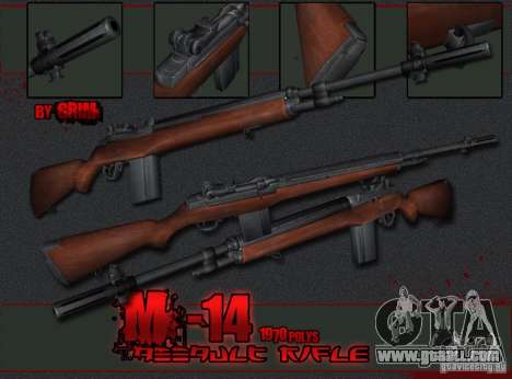 M14 for GTA San Andreas