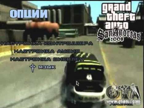 Gta4 menu drift video for GTA San Andreas